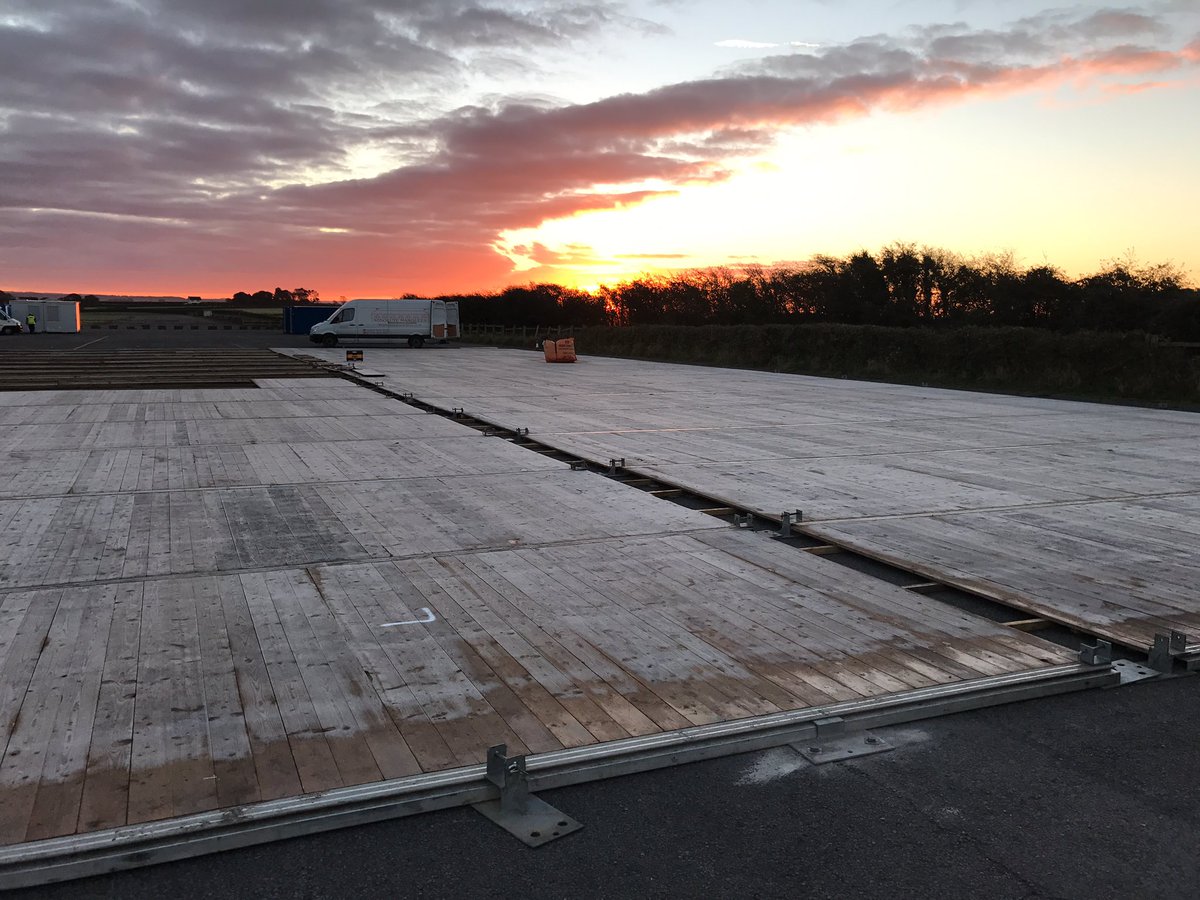 Frost on our floor this morning in Llandow