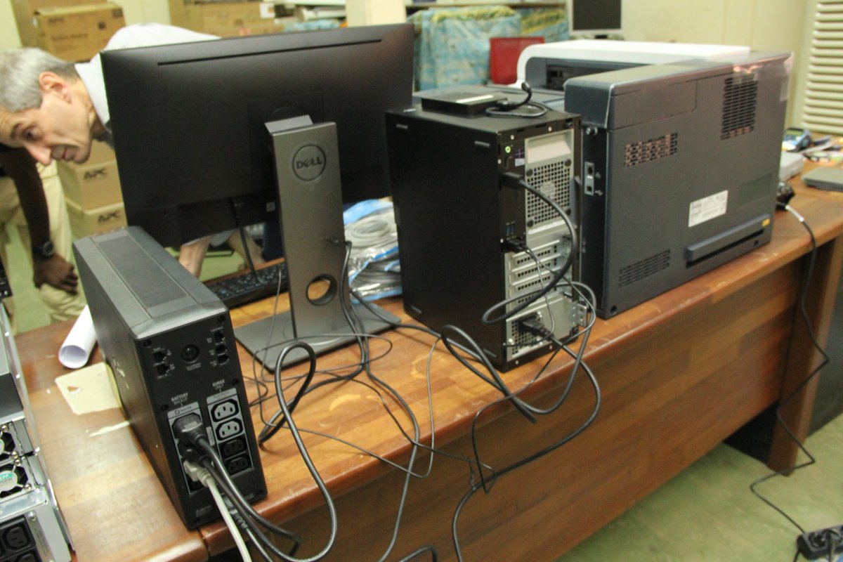 new equipment for technical operations at Elections Cameroon <a href="/DjobMireille/">Mireille Ilouga</a>  <a href="/ArreyMcNtui/">Arrey E. Ntui</a> <a href="/KahWalla/">Kah Walla</a>