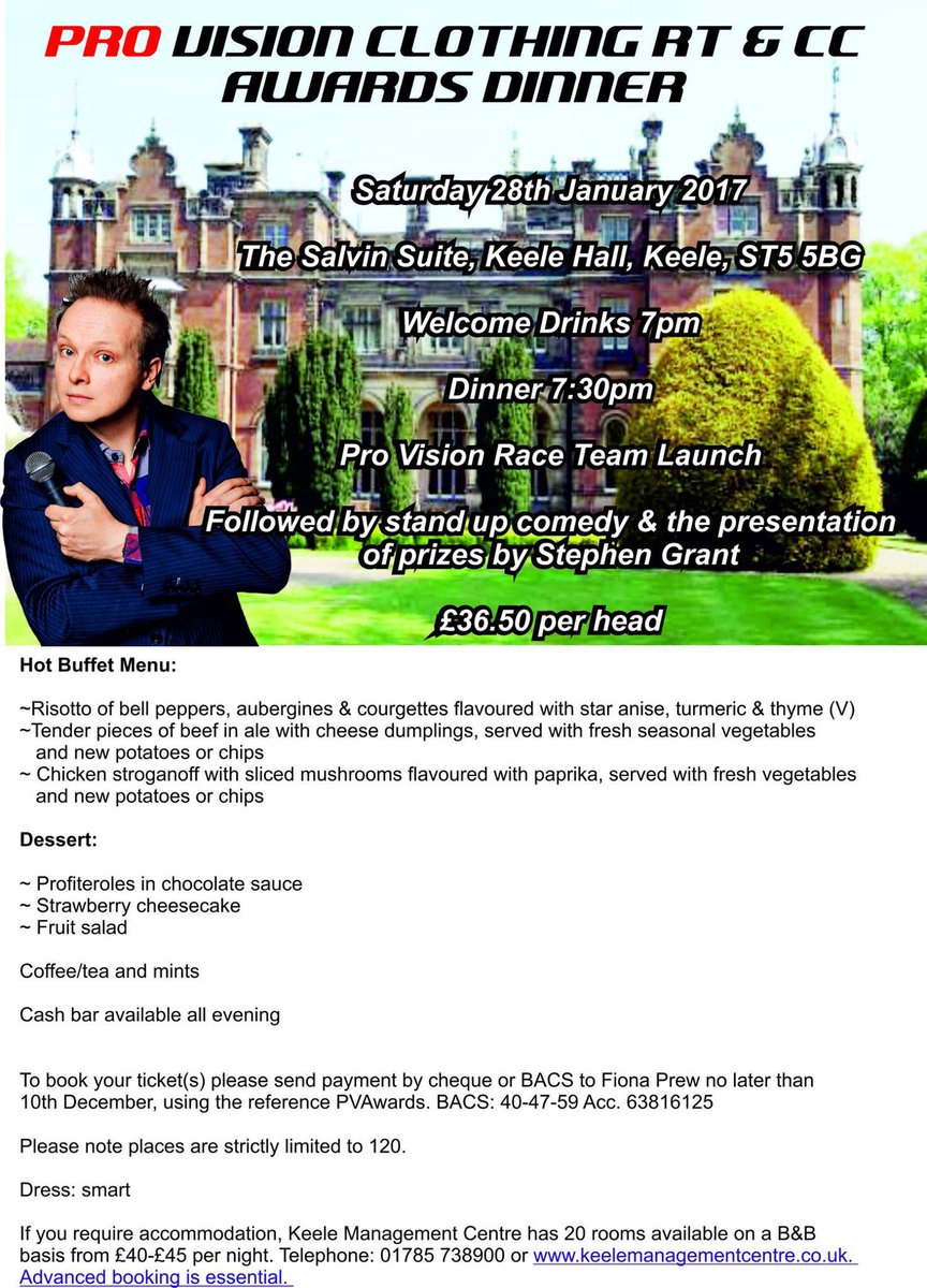 PVCCStoke's tweet image. Our Awards Dinner will be on 28th January 2017 and should be a fab evening. Ticket details are below or contact @FionaSPrew