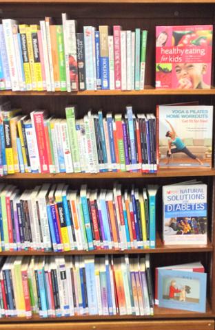 DBHLib's tweet photo. . @DBH_NHSFT staff-check out our Health & Wellbeing Collection in the DRI Leisure Library #NSAD2016 https://t.co/pYKvMLb8hc