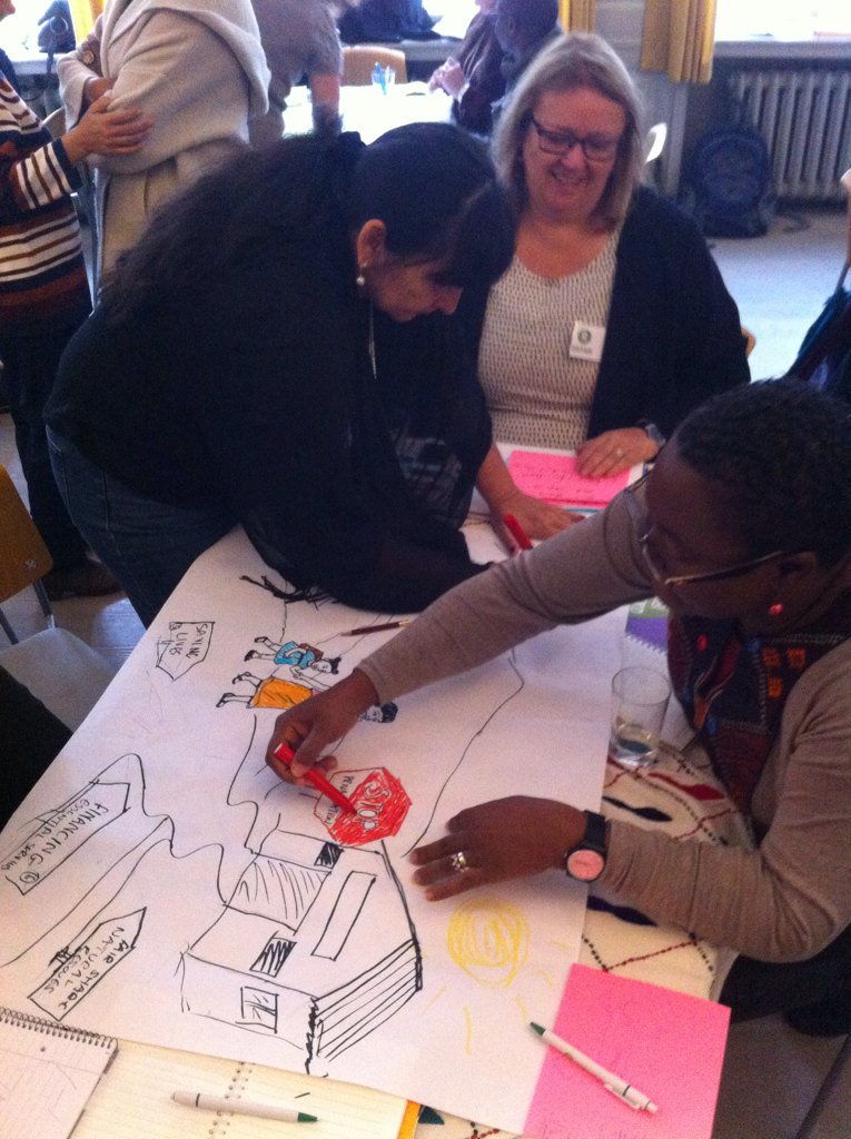 LineATrolle's tweet photo. Painting the picture of #oxfam4education -scope, levels, themes, focus, links, targets and stakeholders #CPHworkshop https://t.co/k2lTKovBrv