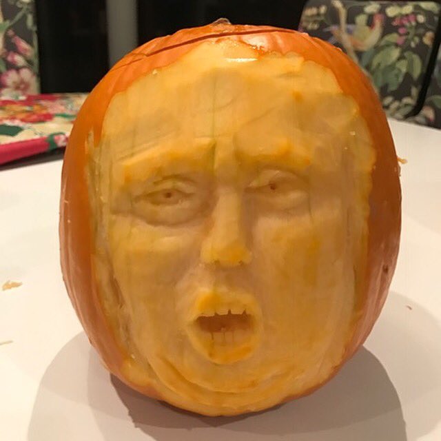 Thandie Newton Obe On Twitter My Kid S Jack O Lantern The Same Kid Who Called Out Boris Johnson To His Face The Next Generation Is Fierce