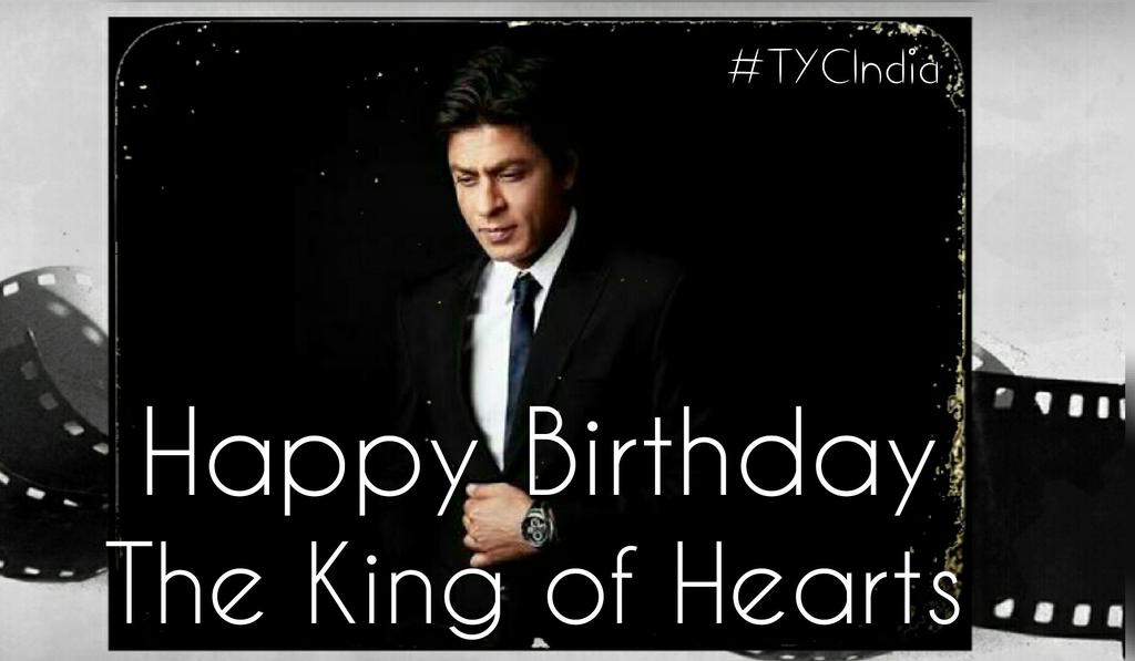 TYCindia's tweet photo. @TYCindia wishes @iamsrk a very happy birthday.May you live a 100 more years Sir.
#HappyBirthdaySRK #tycindia https://t.co/1ccc39H6mG