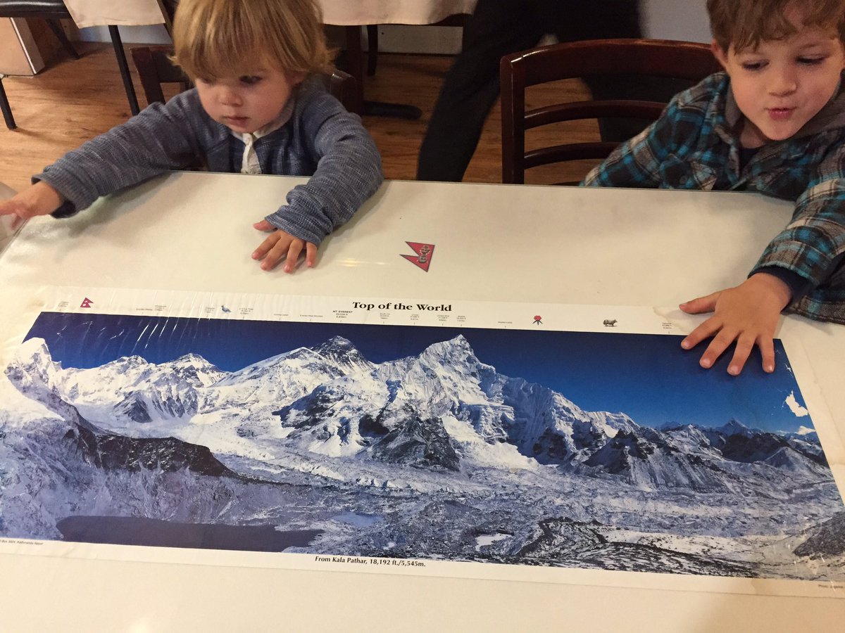 CaptainKetch's tweet photo. Dreams do come true boys! The world is waiting for you! #adventure #getoutside #Everest #domore #NeverGiveUpOnTheDream #mountains https://t.co/wtpB2bcCPa