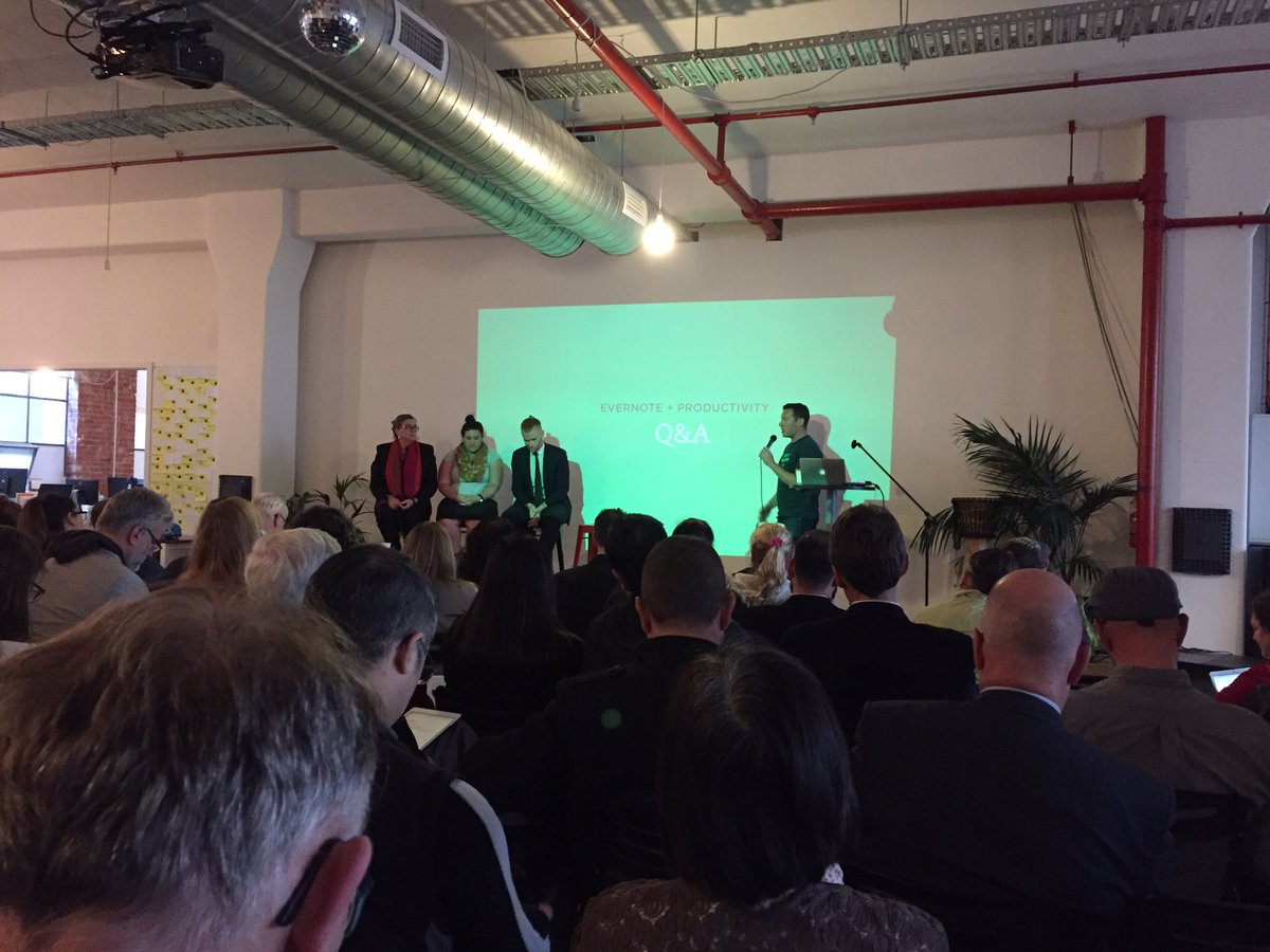 teganang's tweet photo. Wish I'd sat closer. #qanda @evernote #productivity https://t.co/SY6dsH2WQi