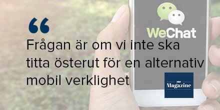 Jajja's tweet photo. Jajja Magazine at your service! I veckans krönika blickar Urban österut för att se in i framtiden. https://t.co/SJFb3R7mAN https://t.co/LrIwONUOQx