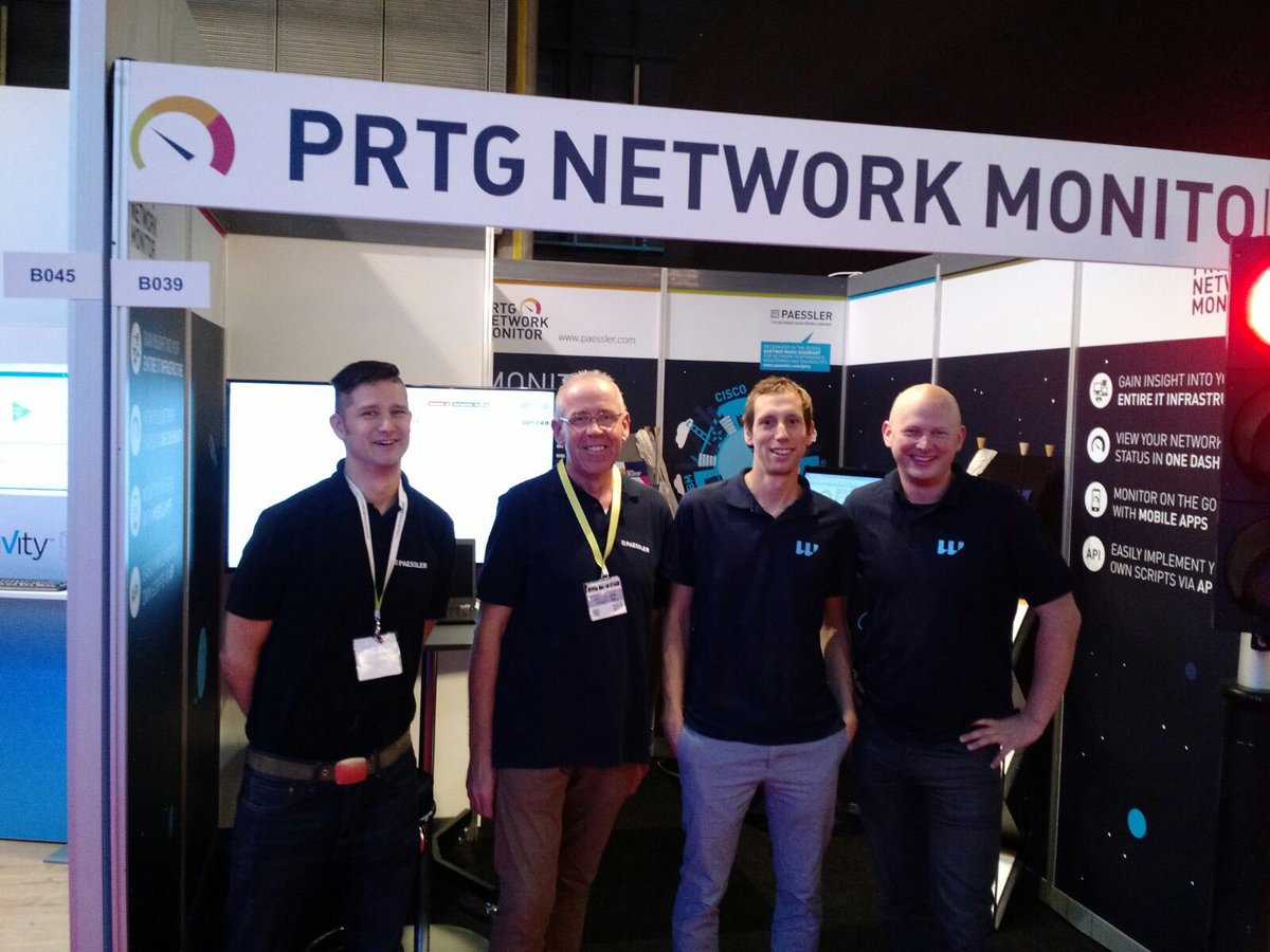 Need to know what's going on in your network? Come to B039 at the #infosec16 in Utrecht! #prtg #paessler #wizzbit #monitoring