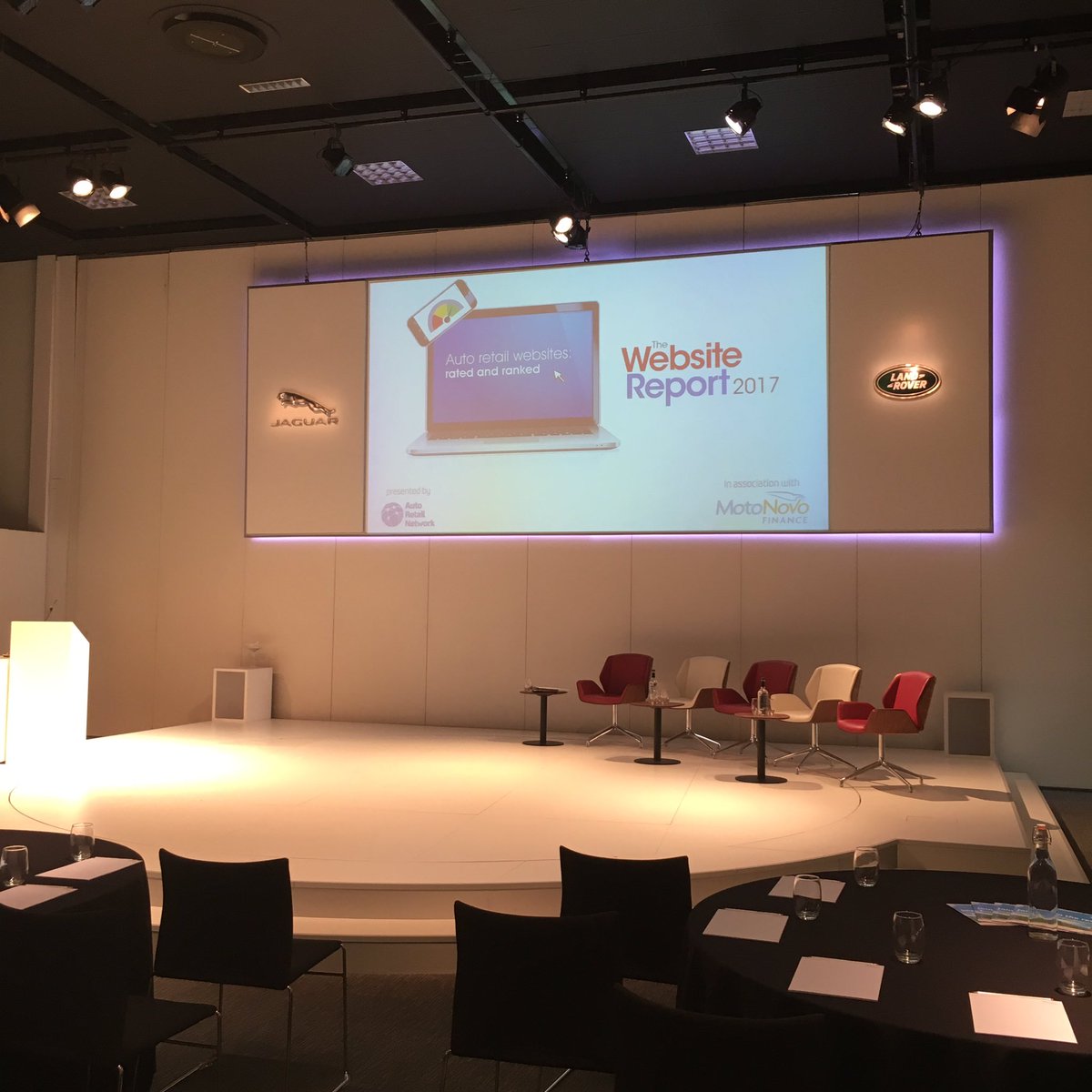 alclarkeltd's tweet photo. The stage is set. Follow #arnweb17 and take part in the Digital #Marketing and 2017 Website Report conference #cars https://t.co/YrpMx2maSy