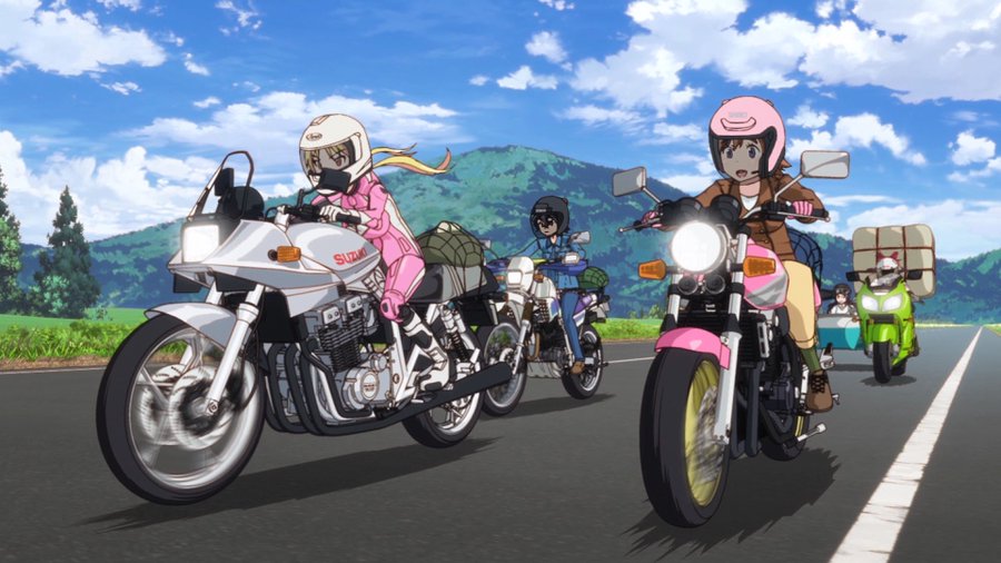 来夢先輩のバイクやヘルメットを紹介 気になる正体は 謎の人物に迫る ばくおん