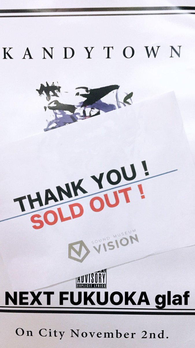 KANDYTOWN 1stアルバム ポスター KANDYTOWN「KANDYTOWN（初回限定盤