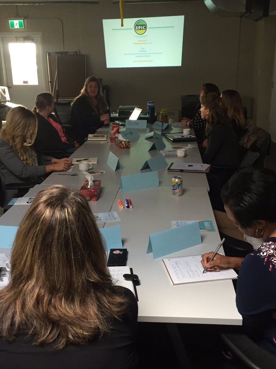 FundraisingEPIC's tweet photo. Learning all about Fund A Need with @KristenDrexler https://t.co/CzQXCJrd8v