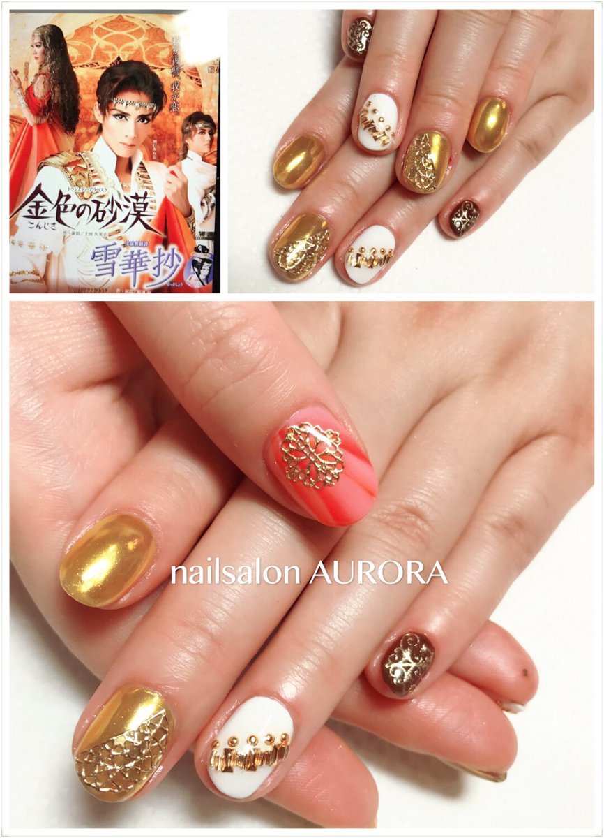 ﾈｲﾙｻﾛﾝｱｳﾛﾗのﾁﾛﾙ V Twitter 次の花組公演への期待が抑えきれないネイル 奴隷だって キラキラなんだもの ヅカネイル 宝塚 花組 さん 明日海りお さん T Co Ojoj8i0oom