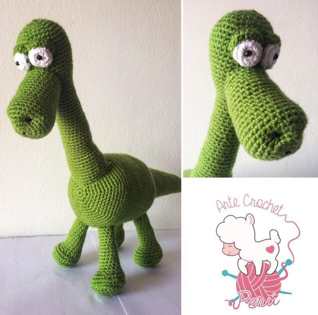 artecrochetperu's tweet image. #arloamigurumi #arlodinosaurio #dinosaurio #arlo #hechoenperu #hechoamano #handmade