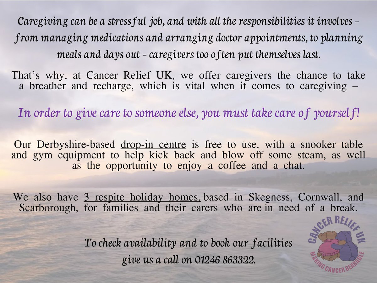 We provide respite for #cancer patients &amp; their families #CharityTuesday #GivingTuesday #NationalFamilyCaregivingMonth