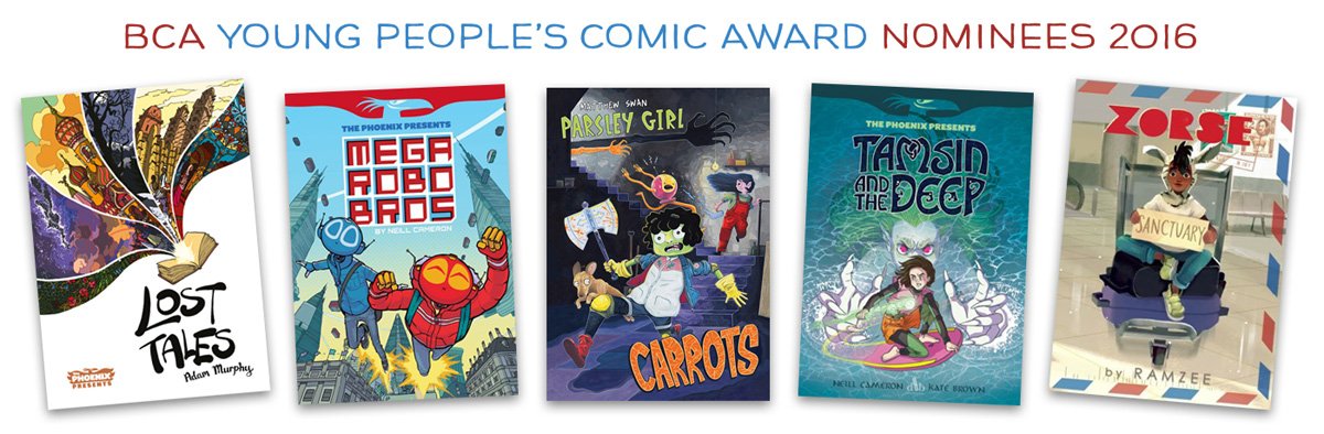 The votes are in and the winner of the Young People’s Comic Award is… announced at a special ceremony on Friday as part of <a href="/ThoughtBubbleUK/">Thought Bubble Festival</a>!
