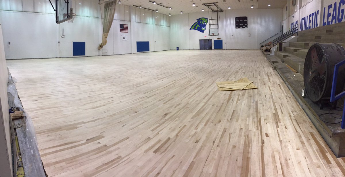 The new floor is down! Now to to sand, paint, and seal. Sounds easy enough.