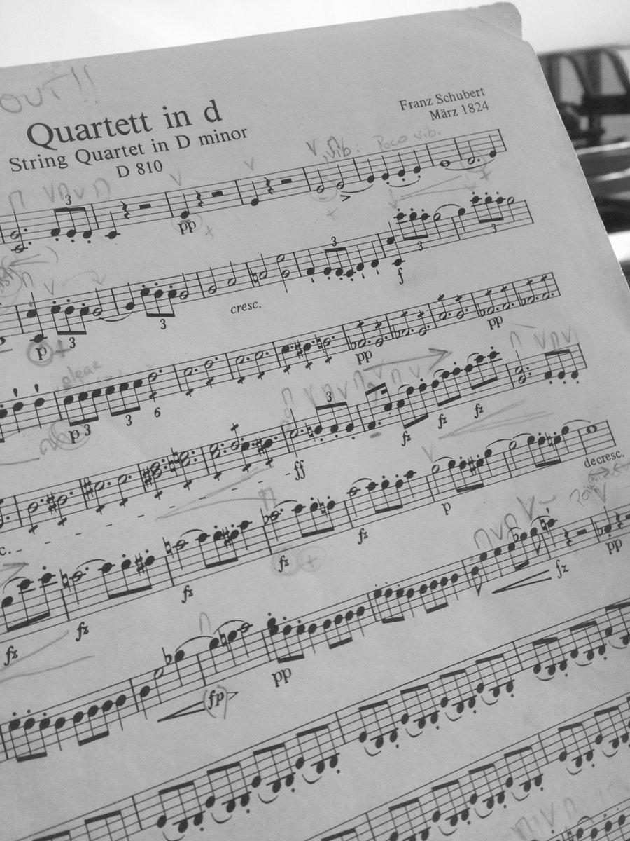 nataliagomes80's tweet photo. Death of the maiden..😅
Tiring but can't wait to perform it in a couple of weeks time!@ThePavaoQuartet #loveschubert https://t.co/XagcfsUBED