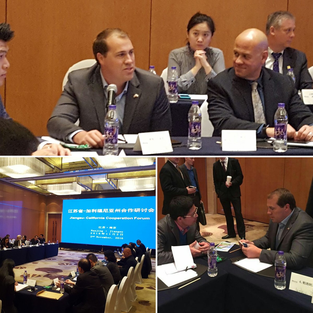 CAChinaTrade's tweet photo. California delegate @Austin_Pugh of @PARCinc briefs Jiangsu Provincial gov't officials on Palo Alto Research Center #cleantech portfolio https://t.co/6JBPZqjTns
