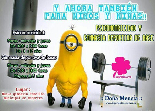 Mencisport's tweet photo. Hoy comienza en el Gimnasio del Pabellón "Psicomotricidad y Gimnasia Deportiva Base". Entre las 16-18h

Actividad de @AventurateDM https://t.co/BFkkTOmMGA
