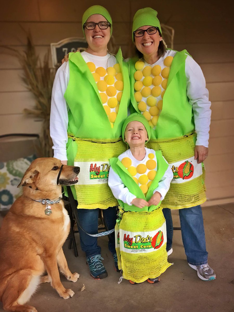 Homemade Corn Costume