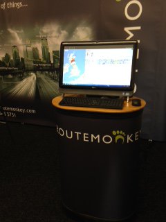 routemonkeyltd's tweet image. Ok, ten mins to go to catch @TheKateArmitage 's presentation, then hurry back to stand P6 for a demo of our system #fitcevent