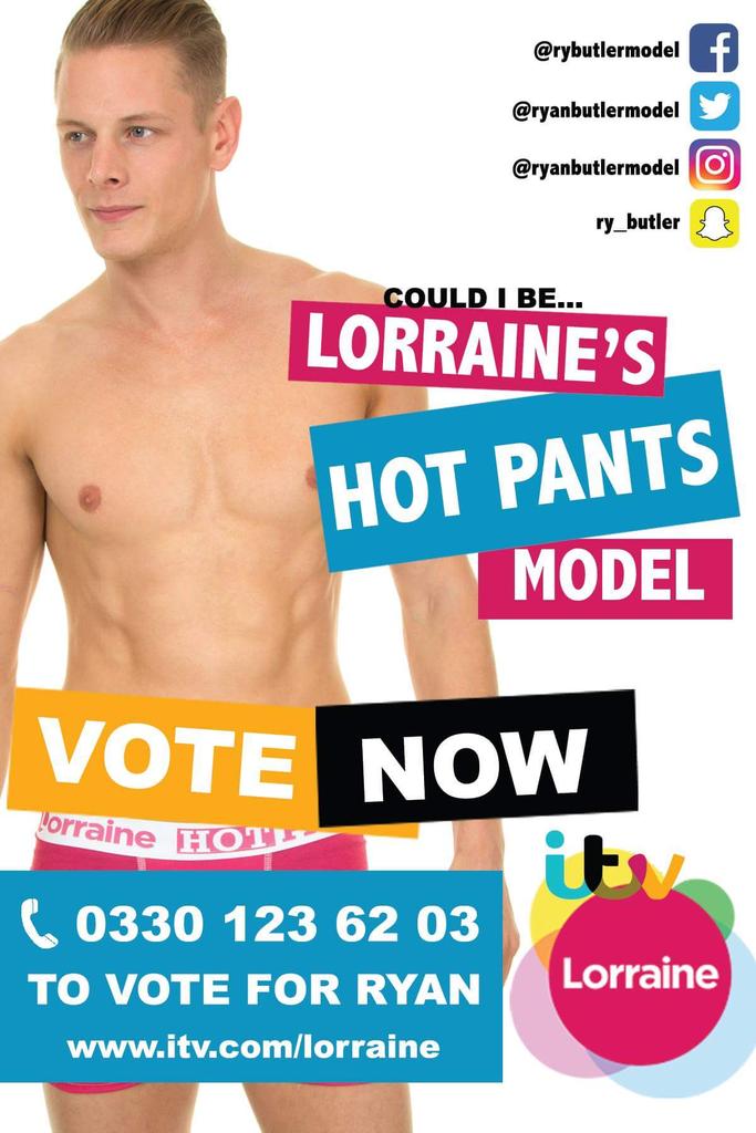 ryanbutlermodel's tweet image. Please vote for me to win the hot pants model search!

Open
0330 123 62 03

#model #itvlorraine #lorraineshotpants #debenhams @Lisa_Snowdon