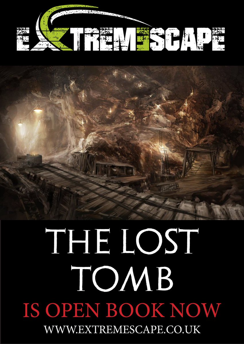 The Lost Tomb <a href="/StanleyHallFarm/">Extremescape</a> is open!! Can your team of archeologists  ESCAPE the gold mine and reveal the LOST TOMB???
