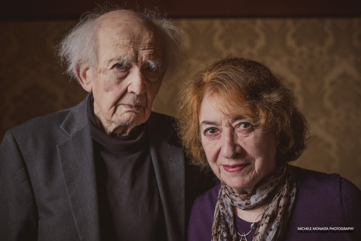 generazionifest's tweet photo. L'intervista di @VanityFairIt ai sociologi Zygmunt #Bauman e Aleksandra Kania durante il #generazionifest. https://t.co/9jJ4LMNpIo https://t.co/9YT3hiaGMH