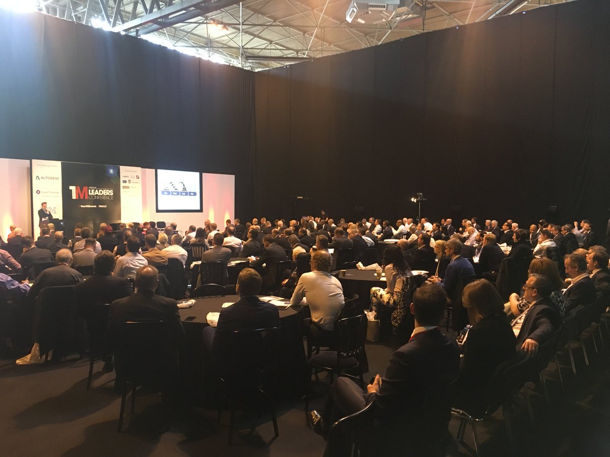 SarahHough2's tweet photo. #TMALC #ukmfg Discussing the fourth industrial revolution - full house! https://t.co/7cqq9xI5ks