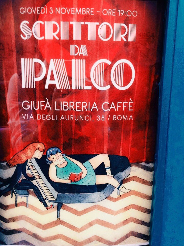 Domani #Scrittoridapalco ore 19 da non perdere!