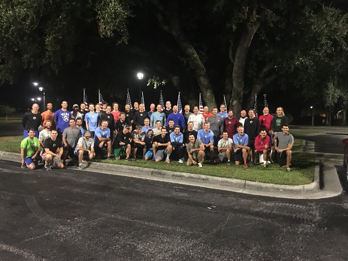 52 Pax for <a href="/f3carterico/">F3 Carterico</a> 1 year Anniversary. No lights out for <a href="/turgidan/">Daniel Fischler Sr.</a> but matchin fuschia socs for @F3Dipstick. #PAR