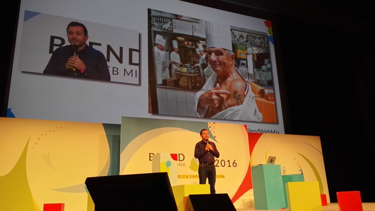 bleton's tweet image. #BlendWebMix @fano nous invite à arrêter le french bashing et à être fiers de nos forces