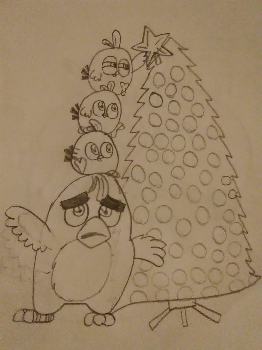 TiffanyArtist56's tweet photo. Halloween is over but I've been working on some early Christmas sketches. I will start Christmas art at the end of November... https://t.co/hPaJs71vDO