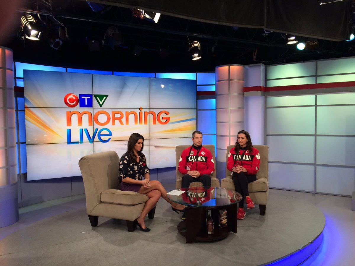 .<a href="/Kjmasse/">Kylie Masse</a> and <a href="/TristenChernove/">Tristen Chernove</a> on CTV Morning Live. A reception is being held in Ottawa today for Rio 2016 athletes. #ottnews