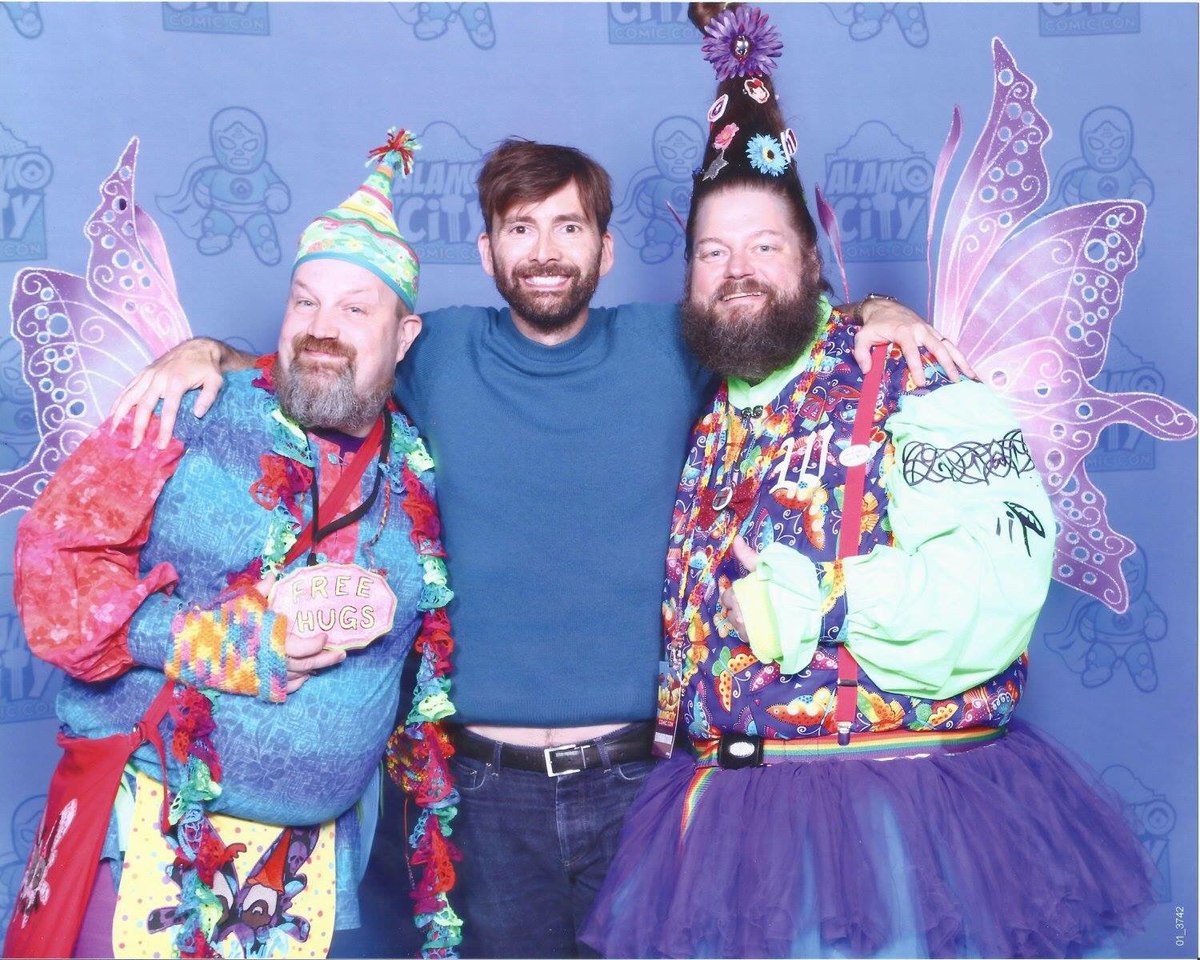 WitFabulous's tweet photo. Who could this be? Three David's? #DavidTennant #dimnwit https://t.co/VzFayu5aEu
