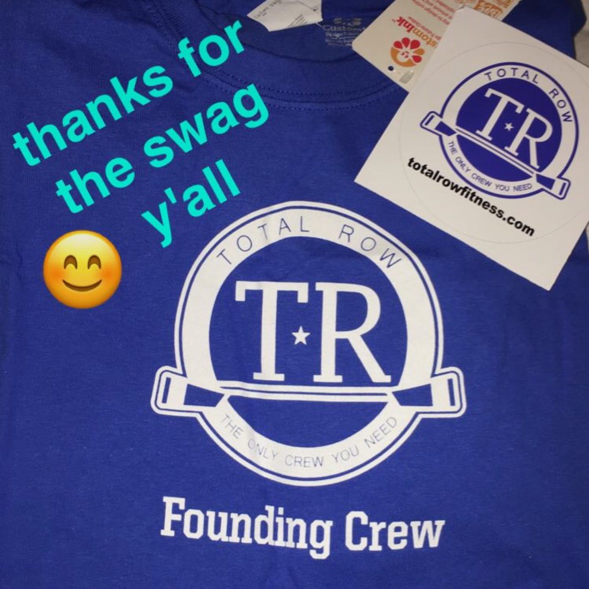 totalrowfitness's tweet photo. Its all about the swag! To learn how to get your own be sure you're on our mailing list https://t.co/hiDLs0dSVt #totalrow #atl #fitness #row https://t.co/tAhB5CO927
