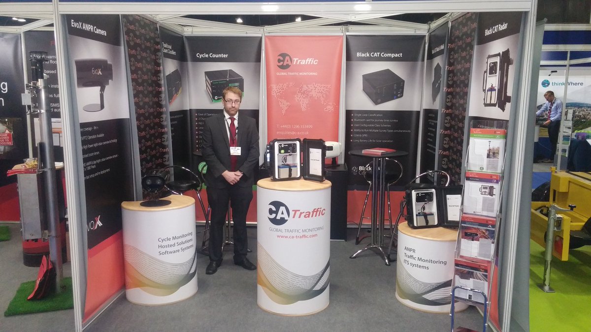 Road Expo Scotland 2016 is fully underway! Come and see us on stand E13 where we have our new Black CAT Cycle Radar!