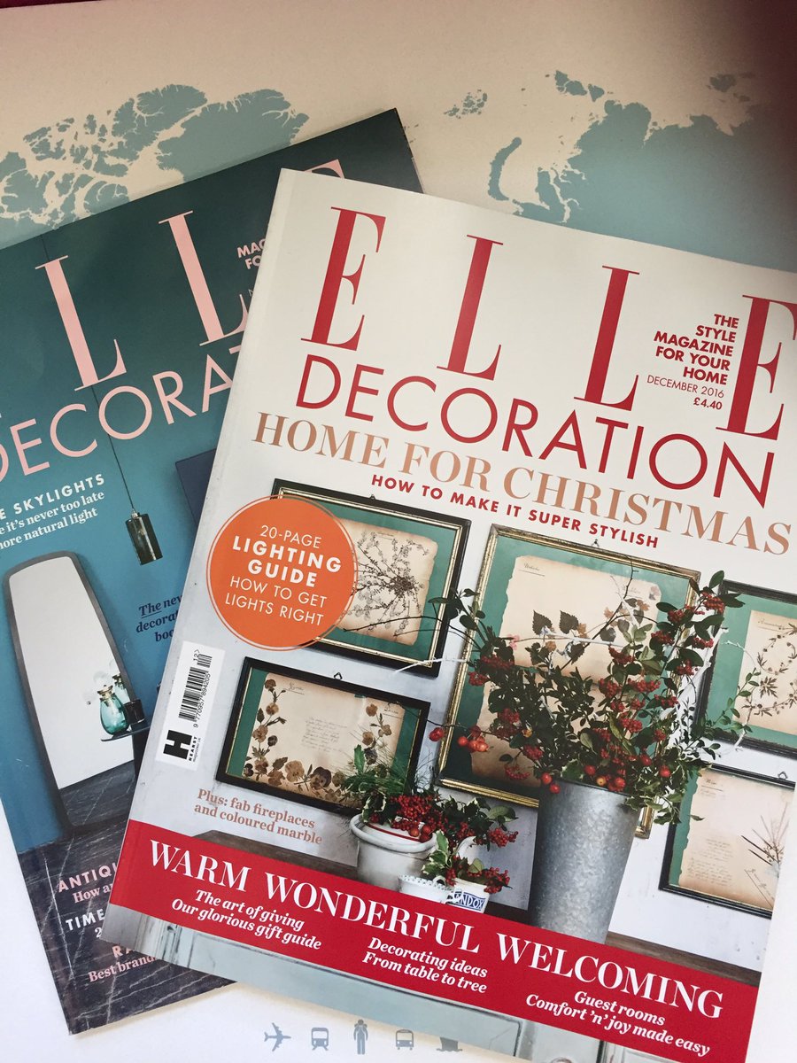 ELLEDecoClare's tweet photo. Final day to pick up #EDUKNov16 and its free 💯 page bathroom guide. We already have our #EDUKDec16 🎄issues! @ELLEDecoUK https://t.co/hX2FV3cuAO