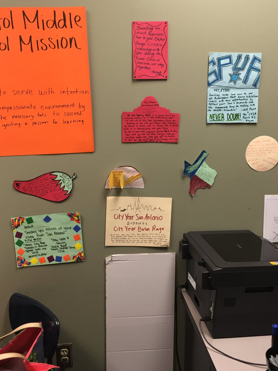 ccaesar02's tweet photo. @CityYearSA - the CY team in Baton Rouge really appreciates our support after the flood. https://t.co/SPh7o2kXcD