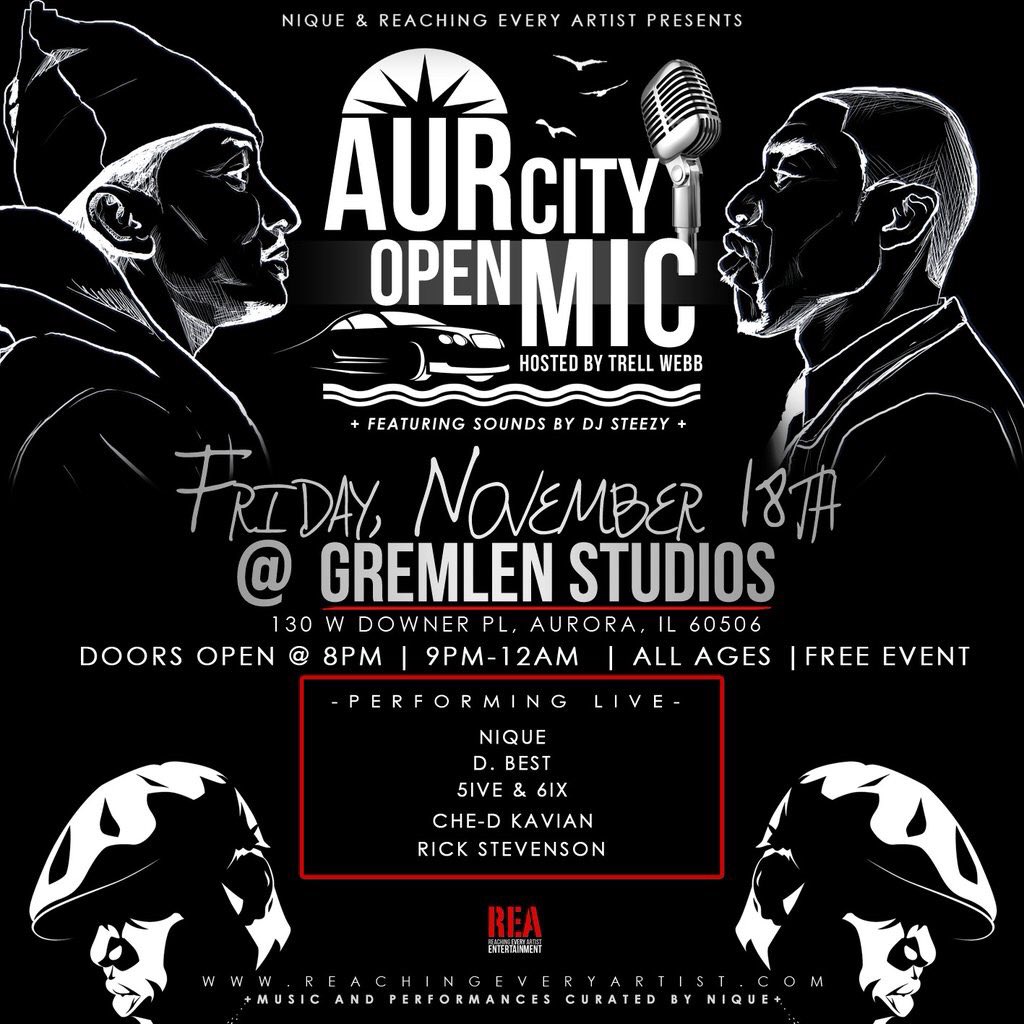 _NiqueRobinson's tweet photo. #AURCityOpenMic 11/18 @rickstevenson_, @DBest630, @ChedKavian @Yoo5ive &amp; @The6ixThreeO Hosted By @tweetsbytrell &amp; Sounds By @ChrisSteezy16 🔥 https://t.co/8H5aLLgj7f