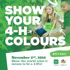 SalfordGroup's tweet photo. Let's see your 4-H pride! #ONTAg #CdnAg #WestCdnAg #ShowYour4HColours #SY4HC @4HCanada https://t.co/RWv71t9zj0