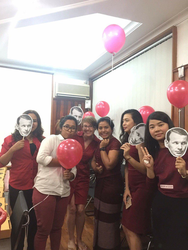TorECook's tweet image. Celebrating the #Ogilvy2016Earnies in #yangon!