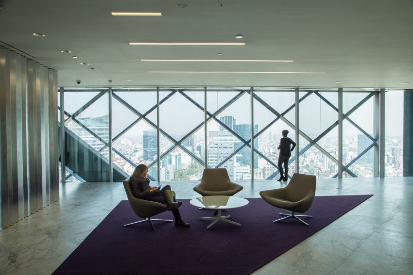 architectmag's tweet photo. BBVA Bancomer Tower in Mexico City, by LegoRogers (Legorreta + Legorreta and Rogers Stirk Harbour + Partners). https://t.co/0welbucpG2 https://t.co/7AtBMGKfoS