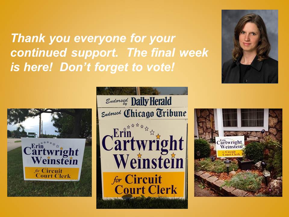 #ICYMI Thank you everyone for your continued support! The final days are here!  Don't forget to vote!