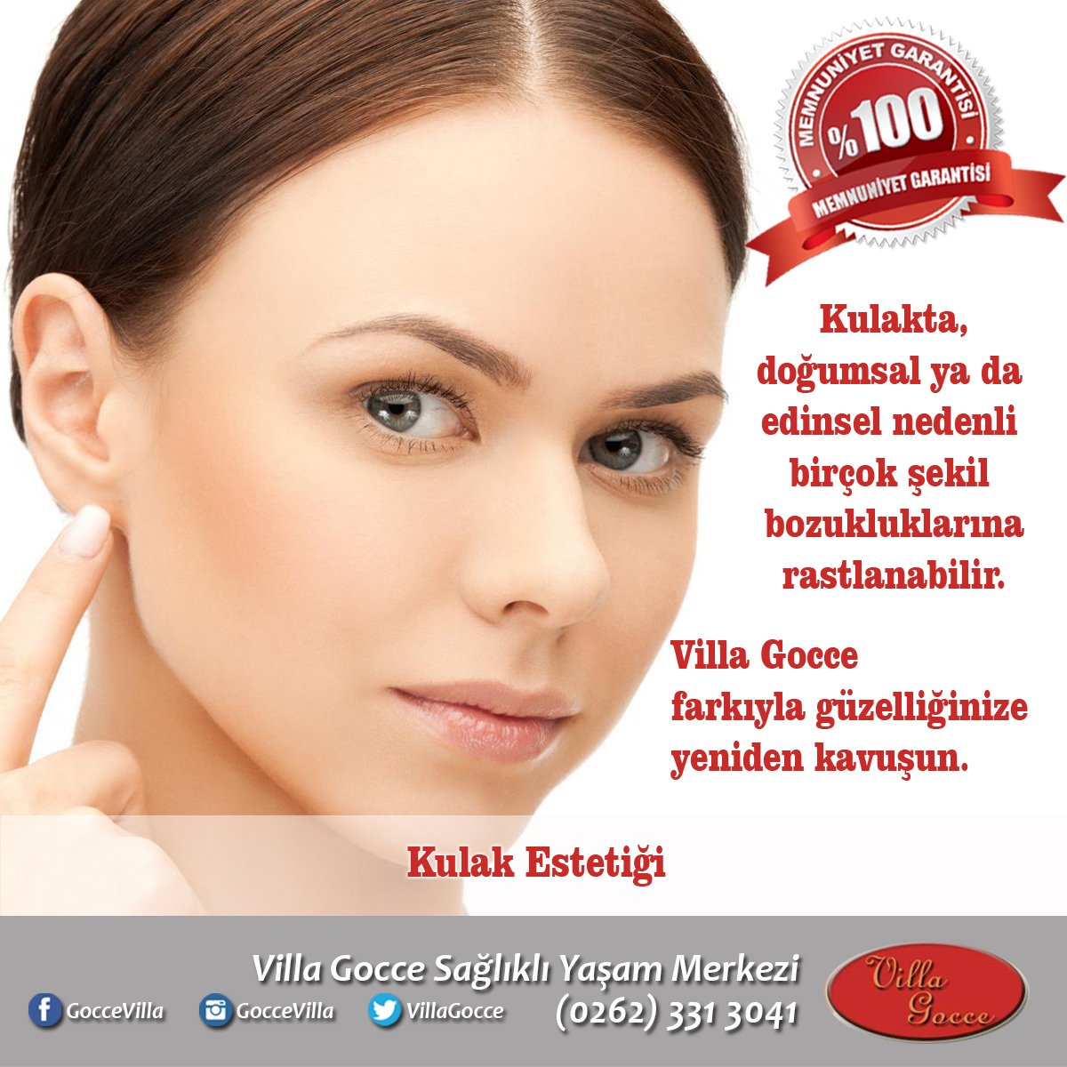 VillaGocce's tweet photo. Kulak estetiğini artık dert etmeyin. Villa Gocce kalitesi size yeter. #estetik #güzellik #izmit #kocaeli  #kulakestetigi #kulak #kepcekulak https://t.co/4JmPtlBeoy