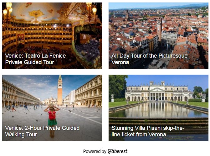 faberest_it's tweet photo. Great news! Faberest è da poco partner di Venice Airport, dove potete trovare le nostre migliori e nuove esperienze! https://t.co/6ssC2SzMRz https://t.co/l2EAeOFTP5