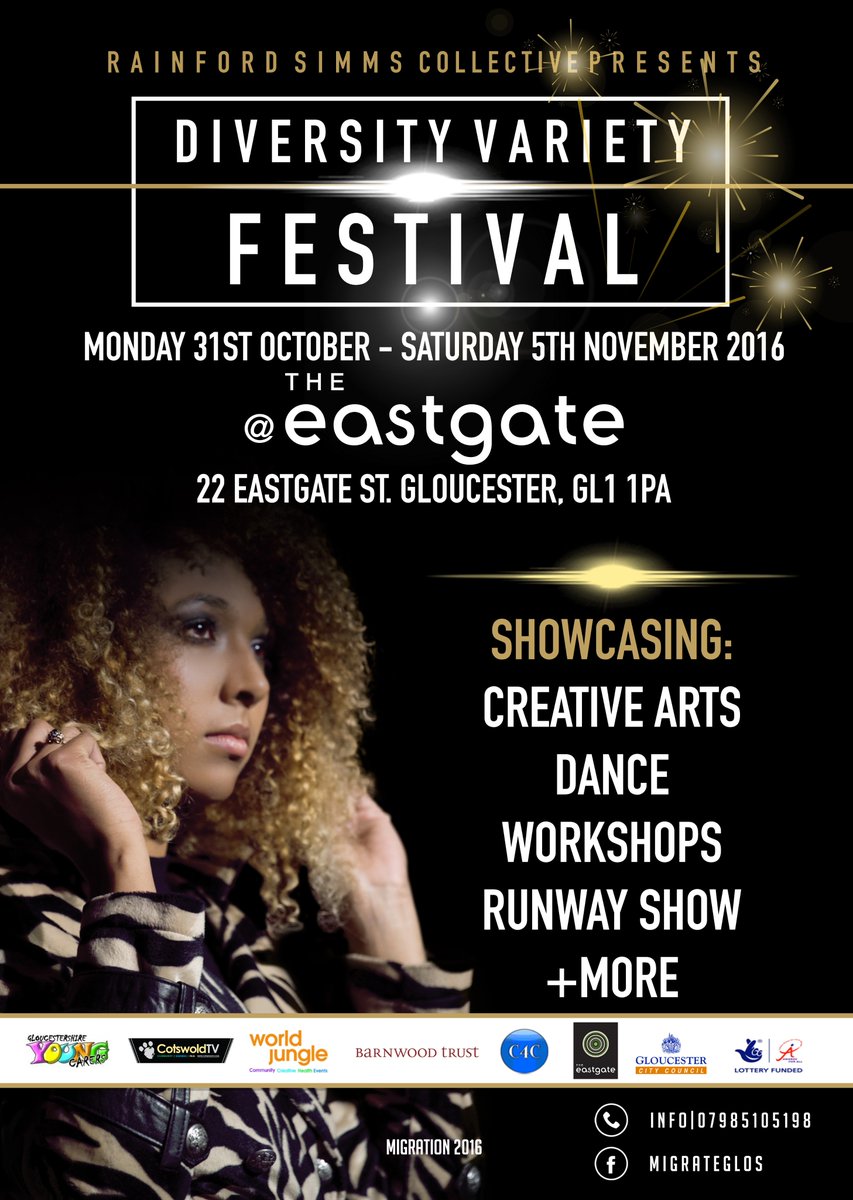 YourNextMoveYNM's tweet photo. We'll be at Diversity Fest this Sat 5th Nov #gloucester! #migration2016 #dance #creativearts #workshops @GlosGuildhall @EastgateGlos https://t.co/YdToBwydlD