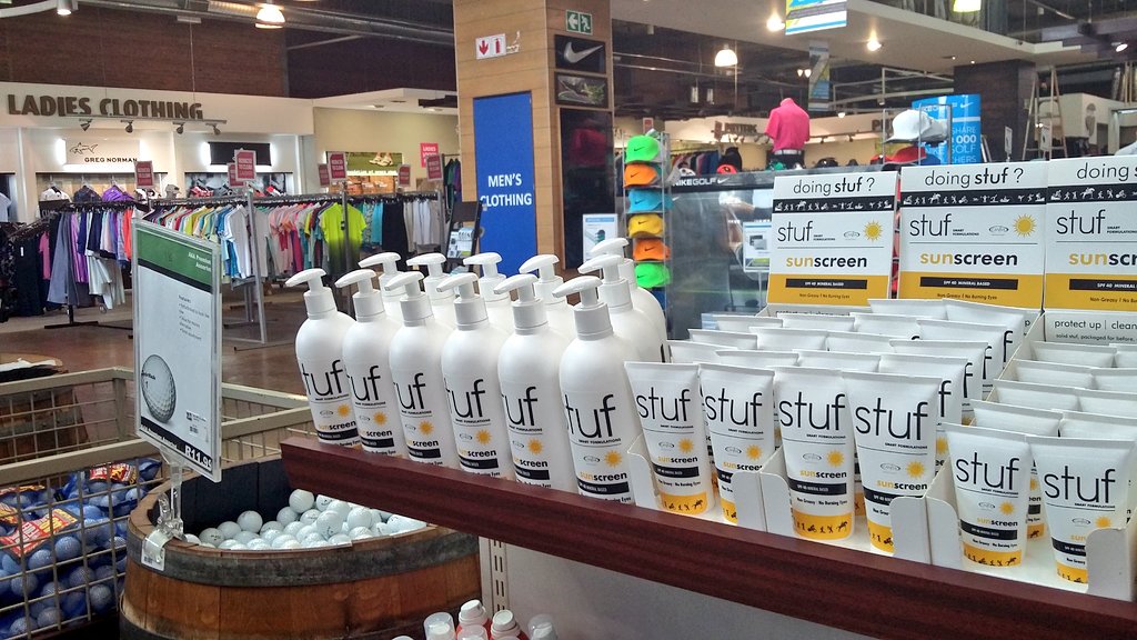 solidstuf's tweet photo. NEW ARRIVALS!!! @theproshop #Boksburg STUF Sunscreen now in 100ml and 500ml & Waterless Hand Sanitiser #smartformulations #protectup https://t.co/5iG6Pbgbrm