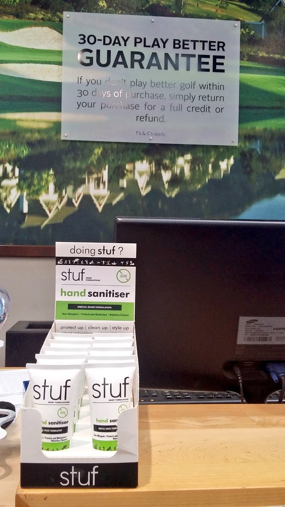 solidstuf's tweet photo. NEW ARRIVALS!!! @theproshop #Boksburg STUF Sunscreen now in 100ml and 500ml & Waterless Hand Sanitiser #smartformulations #protectup https://t.co/5iG6Pbgbrm