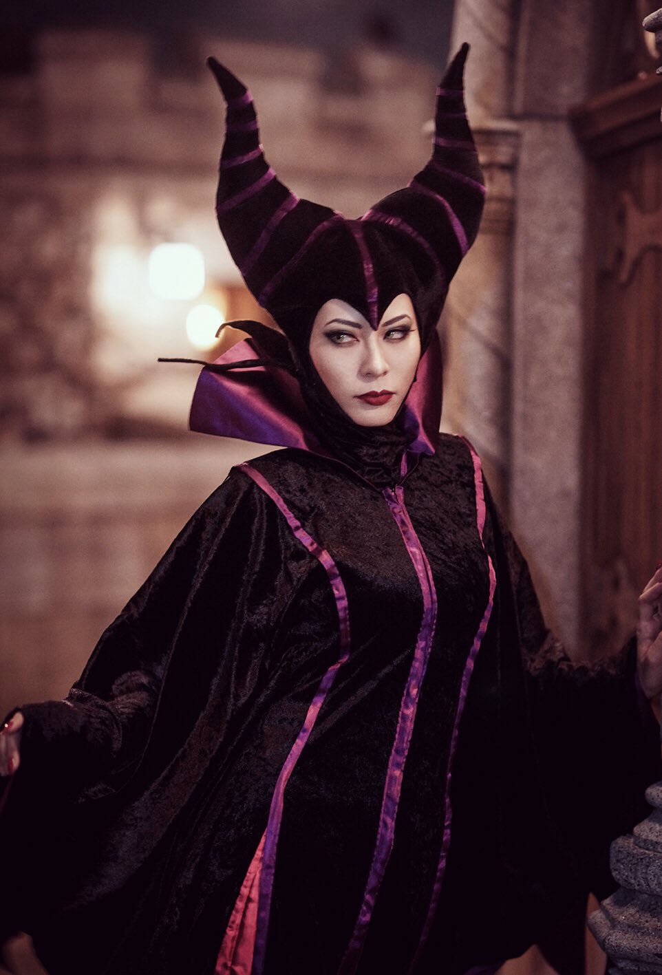 ディズニーヴィランズ マレフィセント 仮装 コスプレ Dハロ - その他 ディズニーヴィランズ マレフィセント 仮装 コスプレ Dハロ - その他